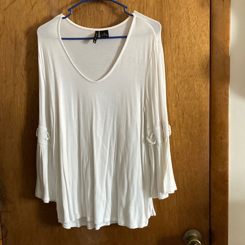 3/$10 Item! New Directions Bell Sleeve Boho Blouse